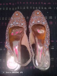 Embellished Slingback Heels