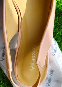 Elegant Pink Block Heels Allen Solly shoe