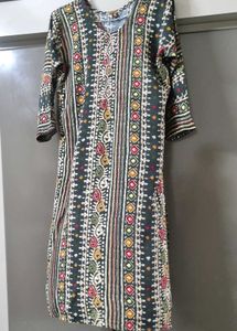 Ethnic Print Tunic Top