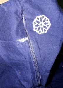 Floral Embroidery Navy Vintage Dress