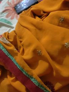 Beautiful Orange Saree