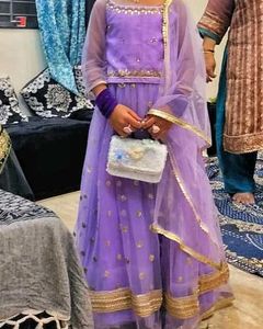 Girls Purple Ethnic Dress