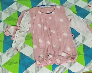 Pink Blouson Top