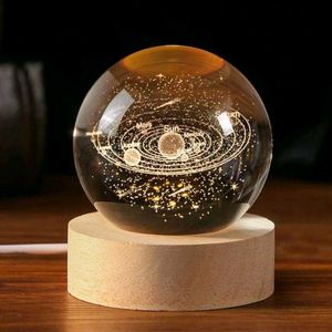 Solar System Crystal Ball Night Light