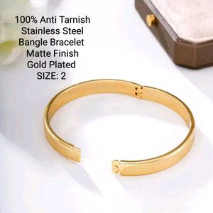 Anti tarnish Matte Gold Bracelet