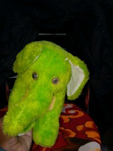 Green Elephant Plush Toy