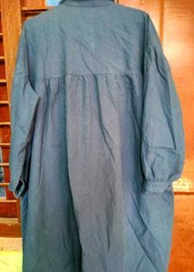Blue Shirt Dress winter wear