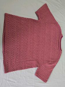 ZARA Textured Jacquard Top