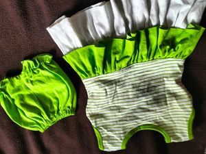 Cute Green Unicorn Outfit