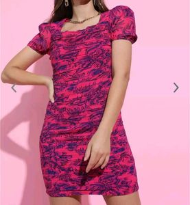 Floral Print Mini Dress