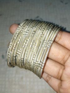 Silver Bangle Set