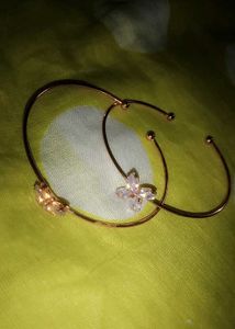 Gold Butterfly Cuff Bracelets