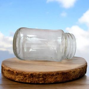 Kissan Jam Glass Empty Jar