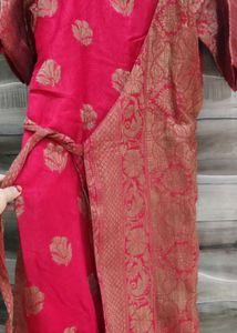 Angrakha Red Kurti