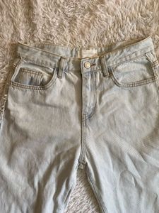 Light Wash Wide Leg Jeans