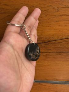 Resin Flower Keychain