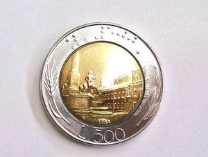 500 Lire Italian Coin