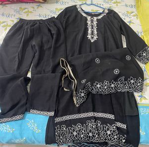 Elegant Black Kurta Set