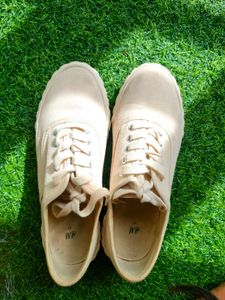 Beige Casual Shoes