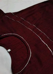 Maroon meadow Kurta