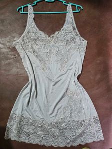 Vintage Lace Trim Slip Lingerie