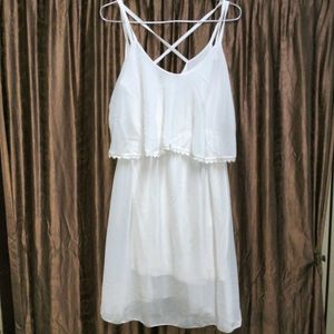 Party Wear White Onepiece