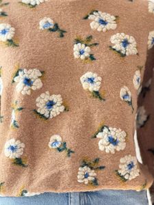 Floral Print Sweater