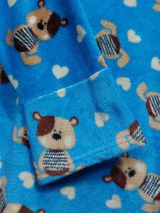 Cute Bear Print Warm Top