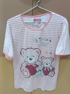 Cute Bear Tee & Shorts Set