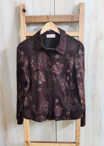 Coffer Colour Designer Shirt Size-36