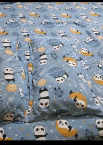 Kids Bedsheet With 2 Pillow Covers