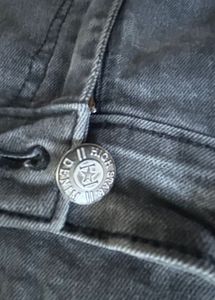 Grey Baggy Denim Jeans