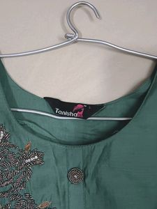 Light Olive Green Coloured Kurti .