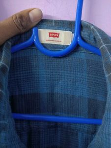 Levi's Plaid Flannel Shirt double side