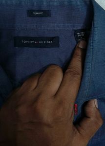 Tommy Hilfiger Blue Long Sleeve Shirt