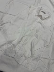 White Satin Shirt