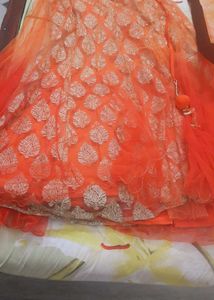 Orange Lehenga Choli Set