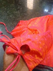 Mild Orange With Pink Shaded Kurta [Customized]