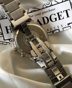 Emporio Armani Silver Chronograph Watch