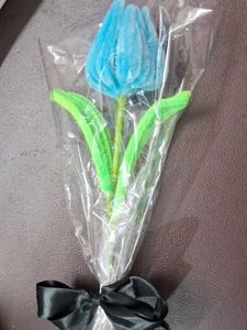 Single Blue Tulip Handmade
