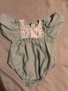 Cute Checkered Baby Romper