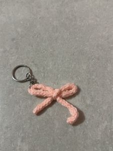 Cute Bow crochet Keychain