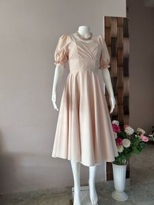 Beige Midi Gown