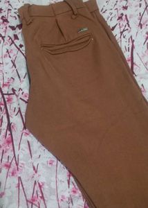 Brown Casual Pants