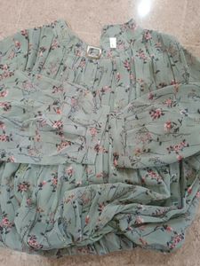 Casual Floral Crop Top