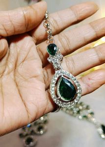 Emerald Green Jewelry Set Look Like Actress Kiara
