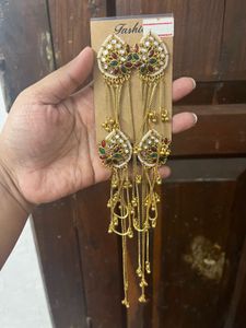 Kashmiri earrings latest with Kundan