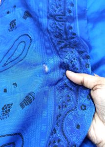 Royal Blue Silk Saree (Women)
