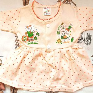 Cute Baby Girl Dress &amp; Bloomers Set