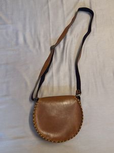 Vintage Leather Crossbody Bag